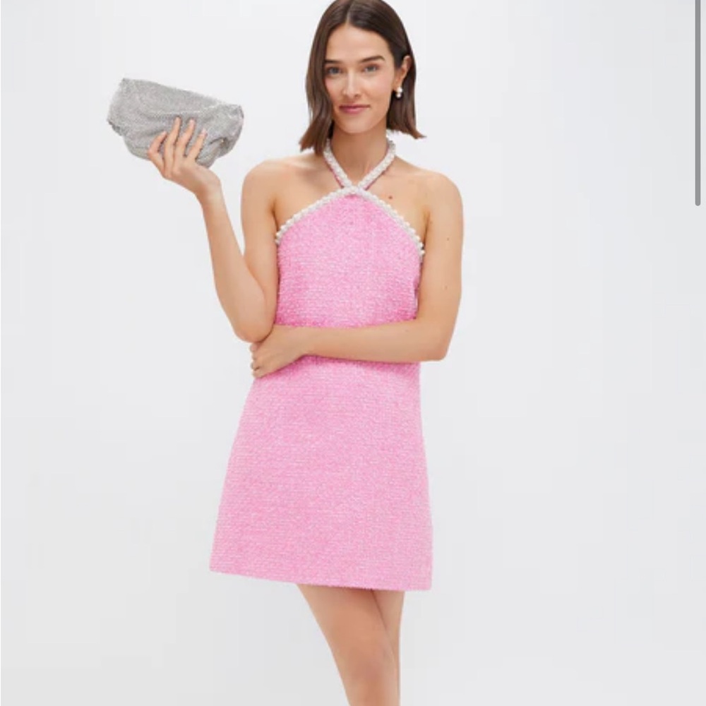 Tuckernuck HYACINTH HOUSE
Pink Tweed & Pearl Petra Mini Dress